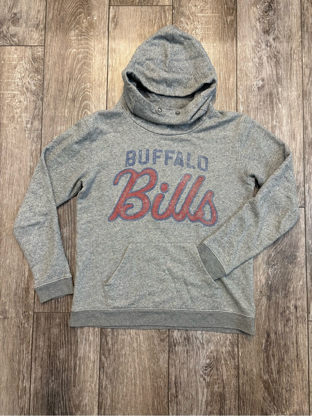❤️🏈💙Buffalo Bills Gray Hooded Sweatshirt- Size Small